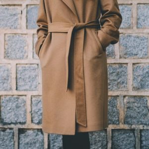 The Rowan Wool Wrap Coat